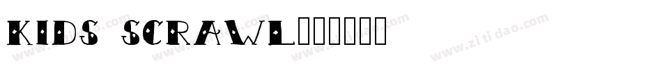 Kids Scrawl字体转换
